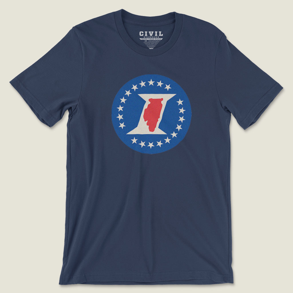 Vintage Illinois Sesquicentennial Logo Tee